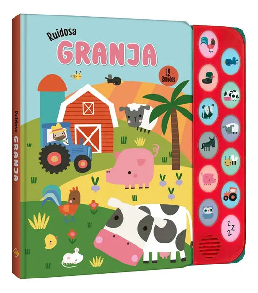 Libro Ruidosa Granja 12 Sonidos