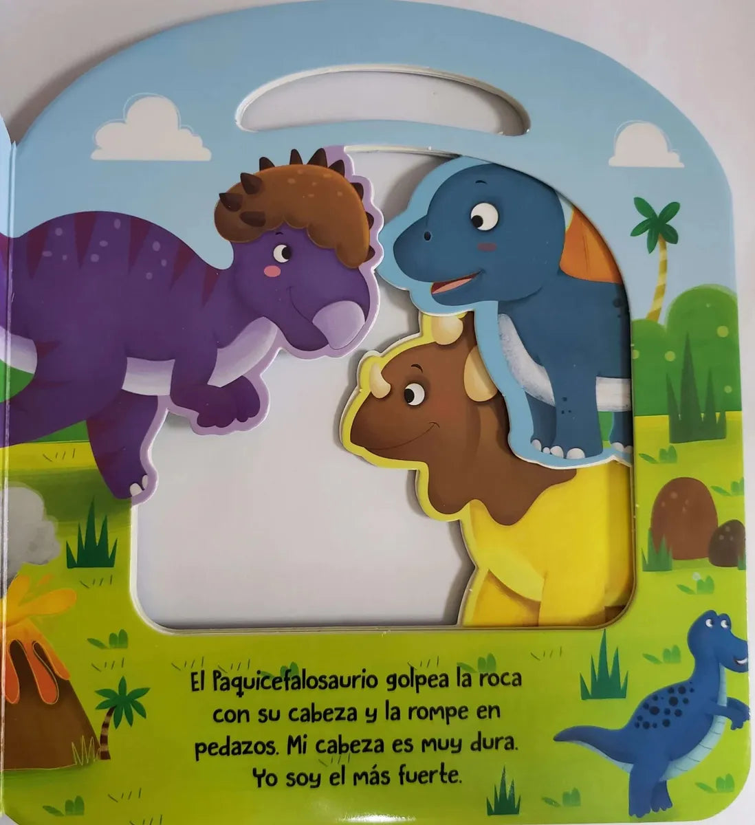Libro Dinosaurios 4 Imágenes Troqueladas
