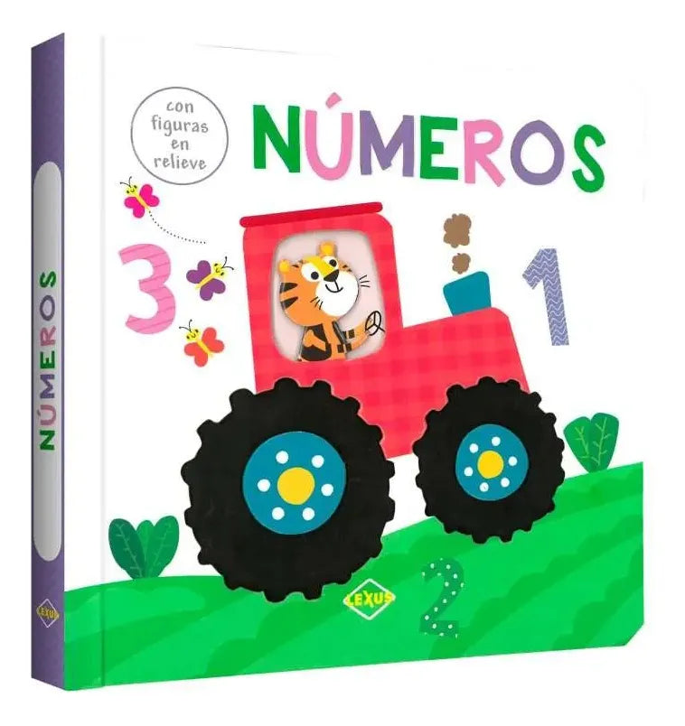 Libro De Números Con Relieve