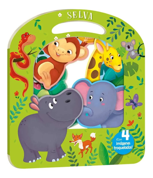 Libro Selva 4 Imágenes Troqueladas