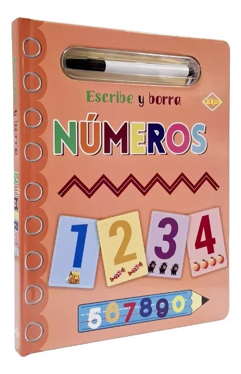 Libro Escribe Y Borra Números