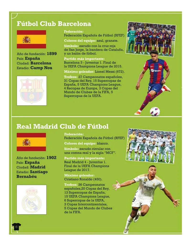 Libro Equipos De Fútbol Mundial