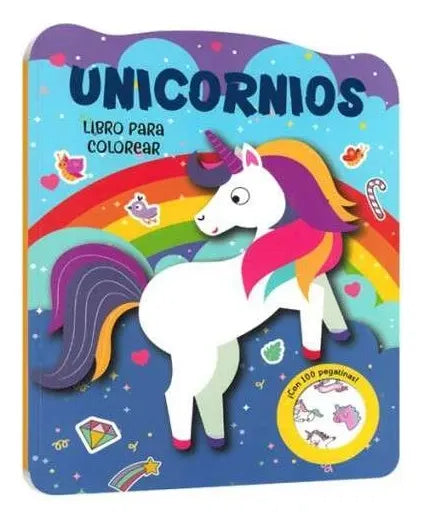 Libro Unicornios 1 Para Colorear