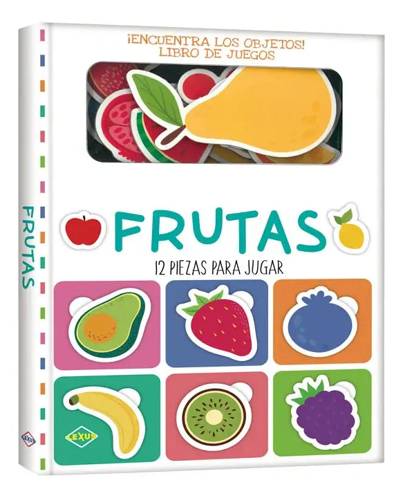 Libro Frutas 12 Piezas Para Jugar