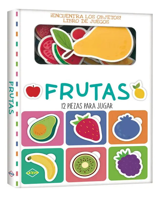 Libro Frutas 12 Piezas Para Jugar