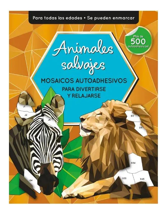 Libro Mosaico Animales Salvajes