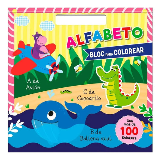 Libro Alfabeto Bloc Para Colorear