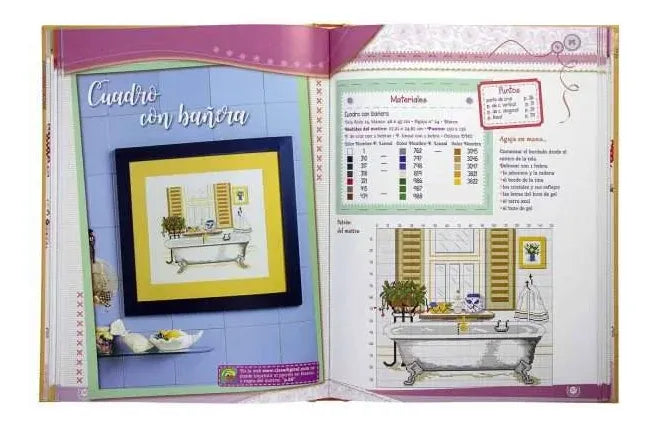 Libro Taller De Bordado Punto De Cruz