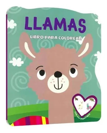 Libro Llamas Para Colorear