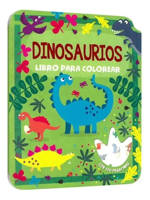 Colección Libros Para Colorear Con 100 Pegatinas