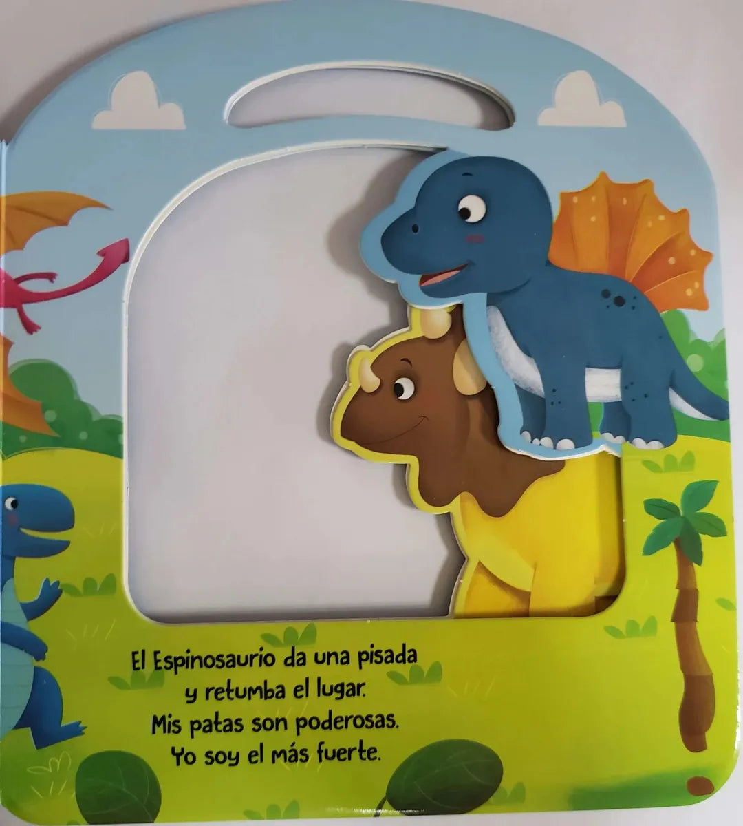 Libro Dinosaurios 4 Imágenes Troqueladas