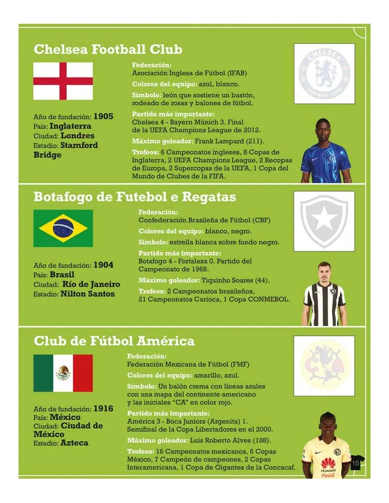 Libro Equipos De Fútbol Mundial