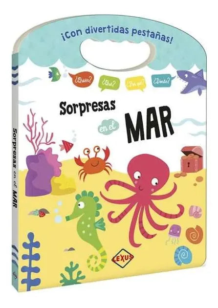 Libro Sorpresas En El Mar Con Divertidas Pestañas