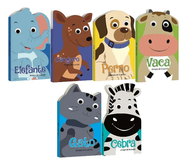 Colección Amigos De La Granja Y De La Junglaojitos Móviles