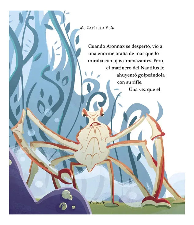 Libro Veinte Mil Leguas De Viaje Submarino Clásicos