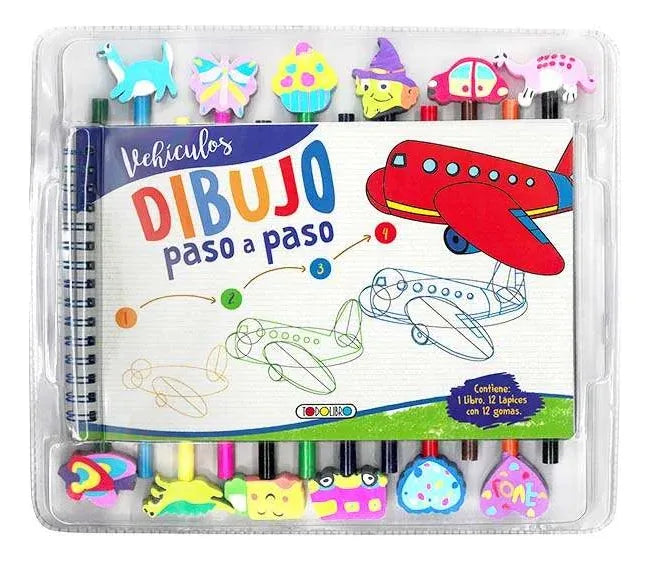 Libro Dibujo Paso A Paso: Vehículos