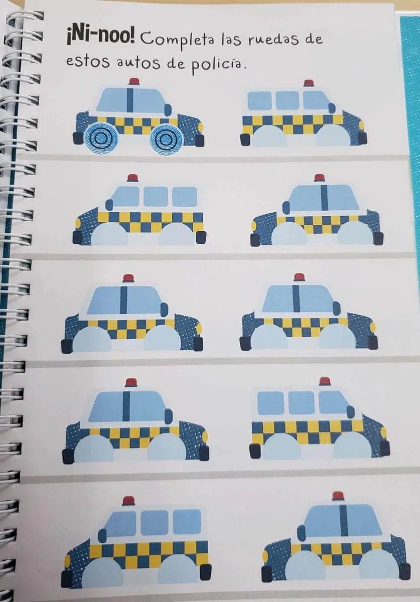 Libro Transporte Pinta Con Huellas