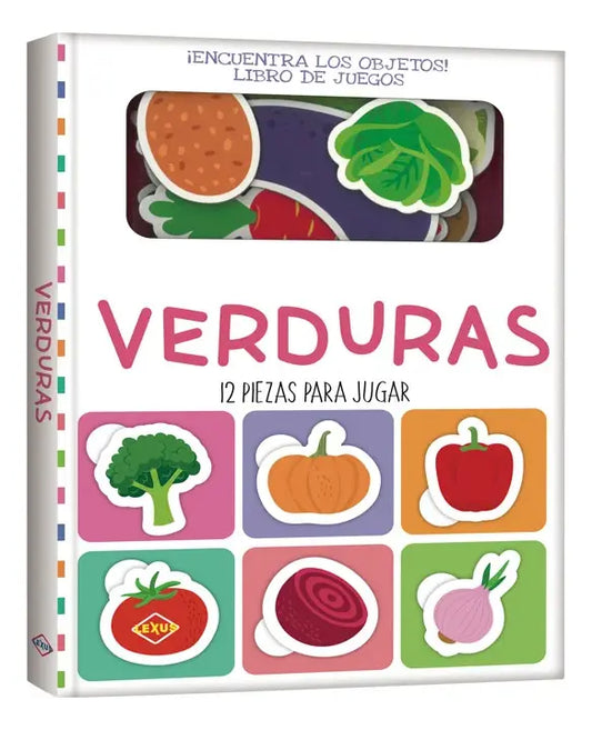 Libro Verduras 12 Piezas Para Jugar