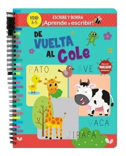 Libro Escribe Y Borra De Vuelta Al Cole