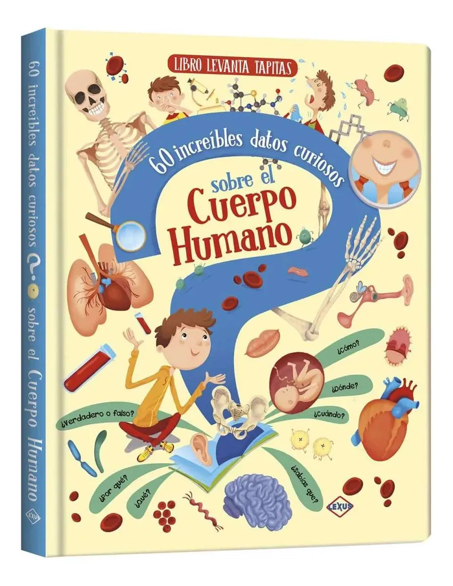 Libro El Cuerpo Humano Levanta Tapitas