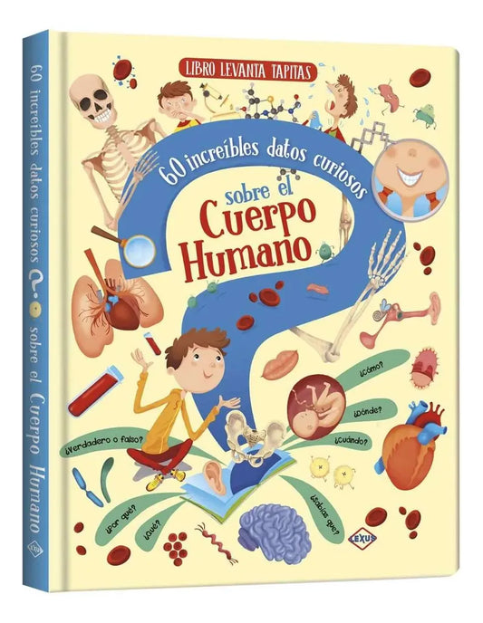 Libro El Cuerpo Humano Levanta Tapitas