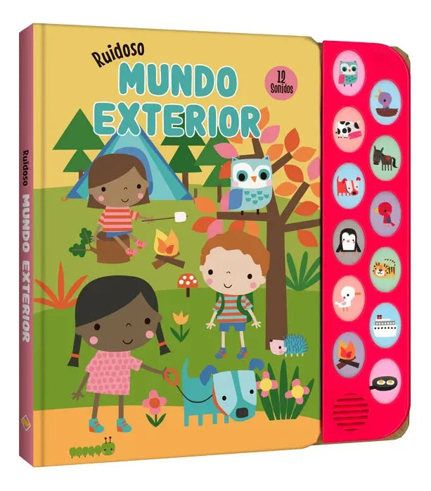 Libro Ruidoso Mundo Exterior 12 Sonidos