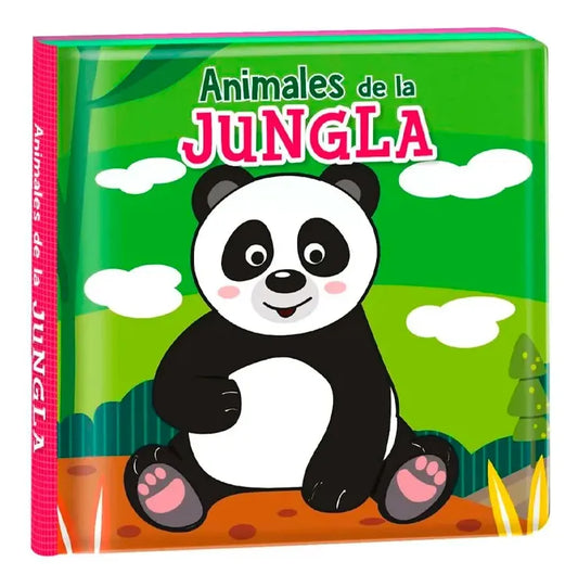 Animales De La Jungla Libro Para El Baño
