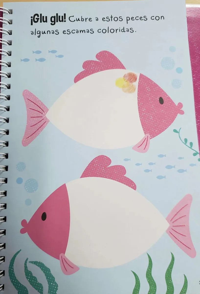 Libro Animales Pinta Con Huellas