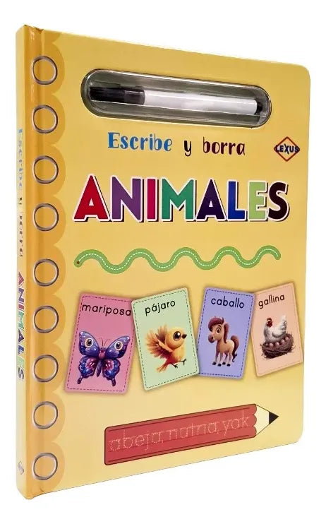 Libro Escribe Y Borra Animales