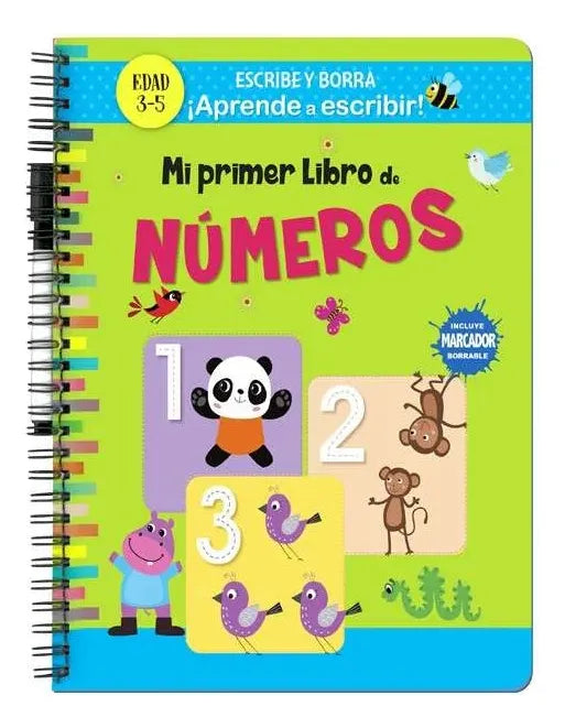 Libro Escribe Y Borra Mi Primer Libro De Números