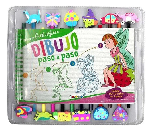 Libro Dibujo Paso A Paso: Mundo Fantástico