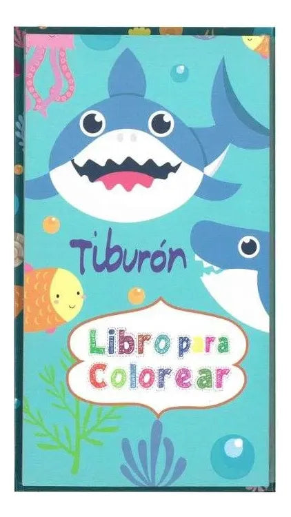 Libro Para Colorear Tiburón