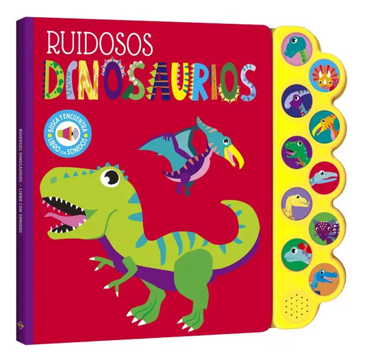 Libro Ruidosos Dinosaurios 10 Sonidos