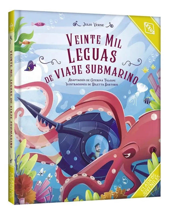 Libro Veinte Mil Leguas De Viaje Submarino Clásicos