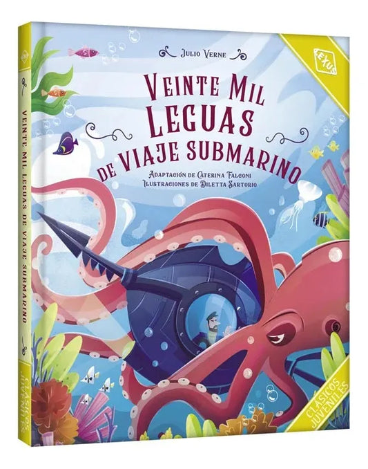Libro Veinte Mil Leguas De Viaje Submarino Clásicos