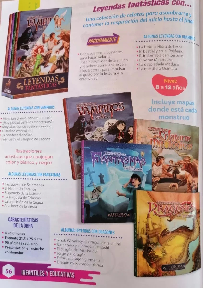 Libro Leyendas Fantásticas