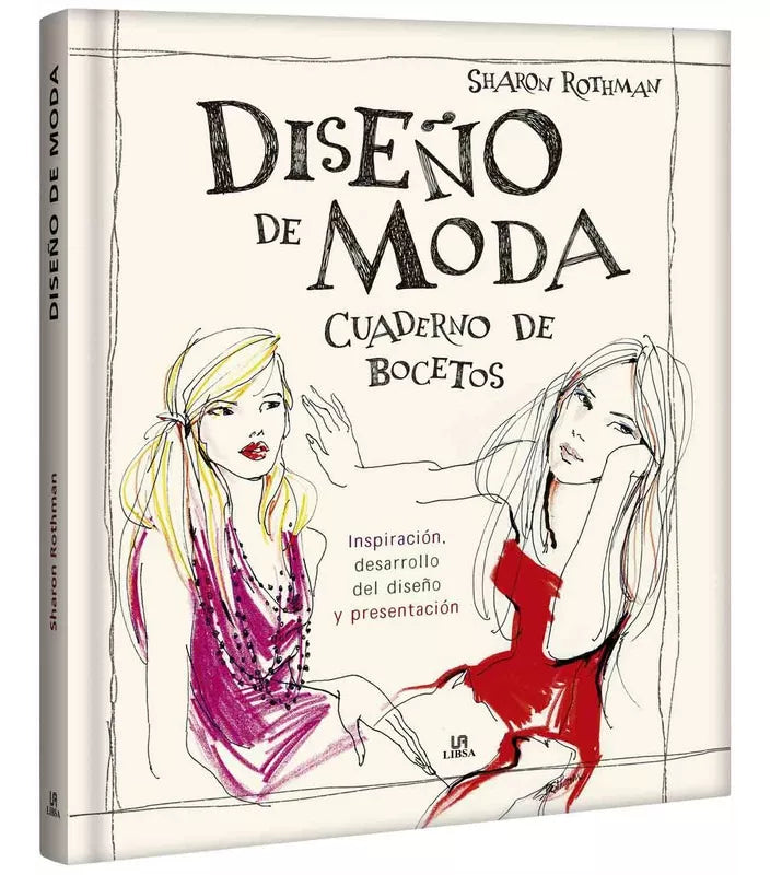 Libro diseño de moda cuaderno de bocetos