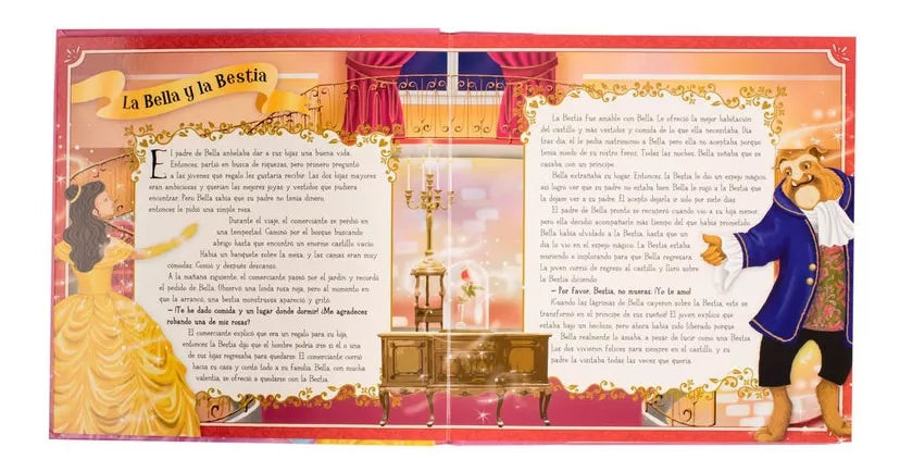 Libro Princesas increíbles escenarios 3D