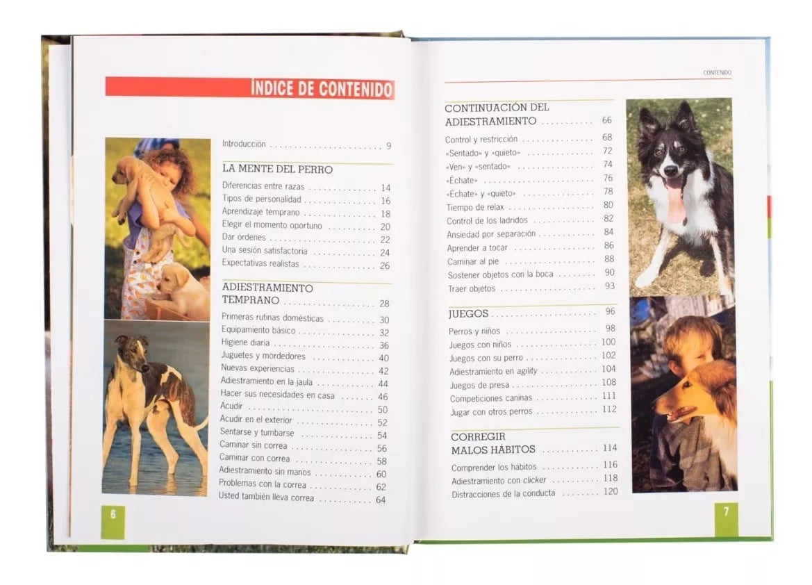 Adiestramiento Canino, órdenes, juegos, hábitos