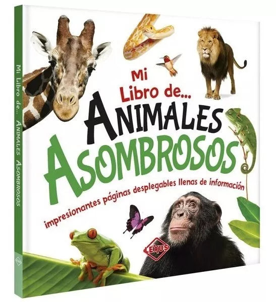 Animales Asombrosos impresionantes páginas desplegables