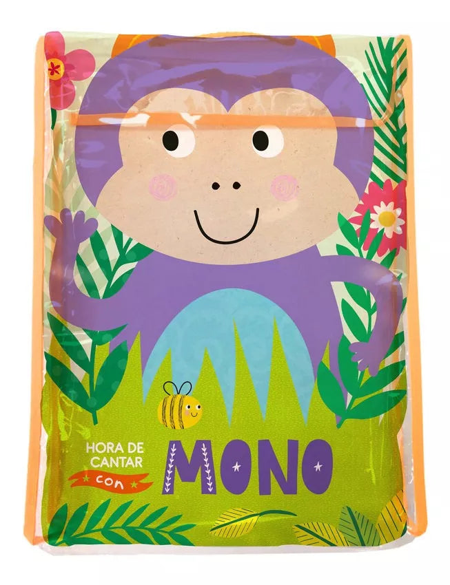 Libro Tela Hora De Cantar Con Mono