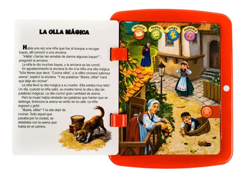 CUENTOS DE HADAS PANTALLA INTERACTIVA Y SONIDOS