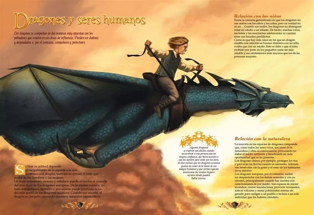 LIBRO EL MUNDO de los DRAGONES