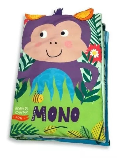 Libro Tela Hora De Cantar Con Mono