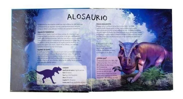 LIBRO DINOSAURIOS INCREÍBLES ¡ROAR! ESCENARIOS 3D