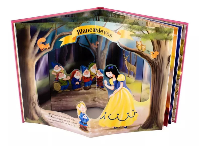 Libro Princesas increíbles escenarios 3D