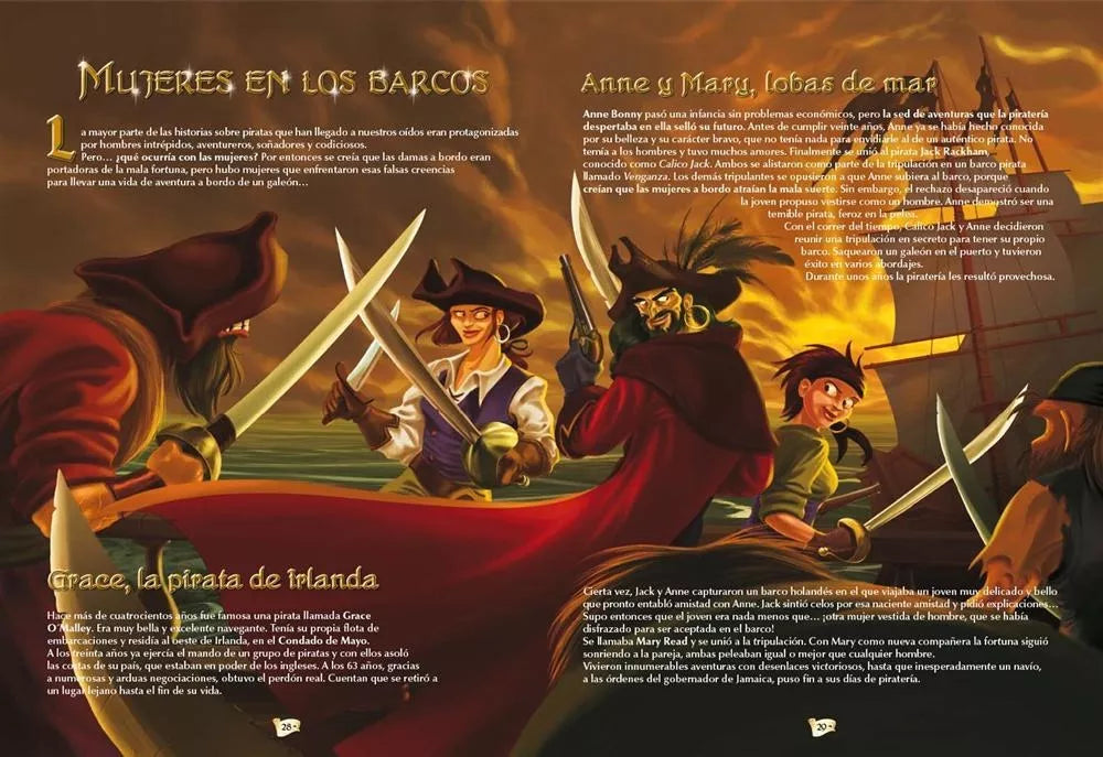 Libro Mundo De Los Piratas Maxiformato