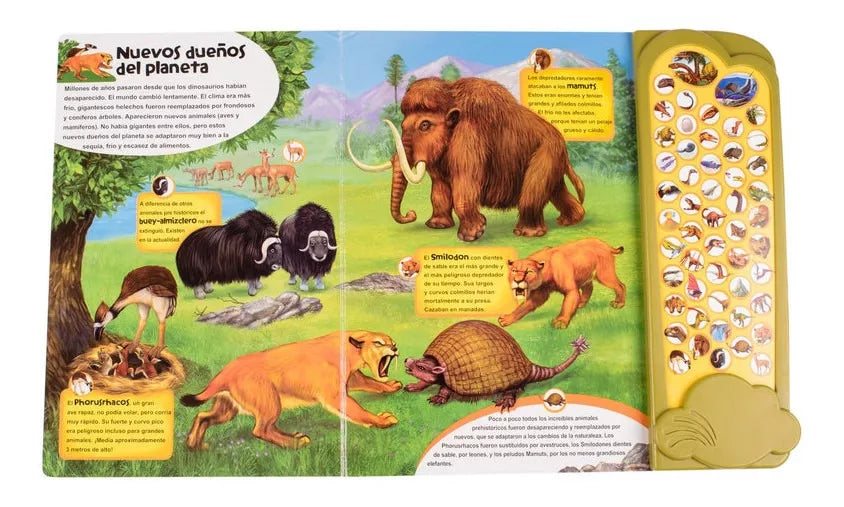 Libro sononidos de Dinosaurios Gran Enciclopedia