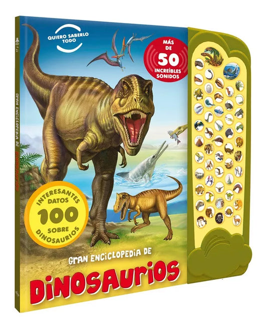 Libro sononidos de Dinosaurios Gran Enciclopedia