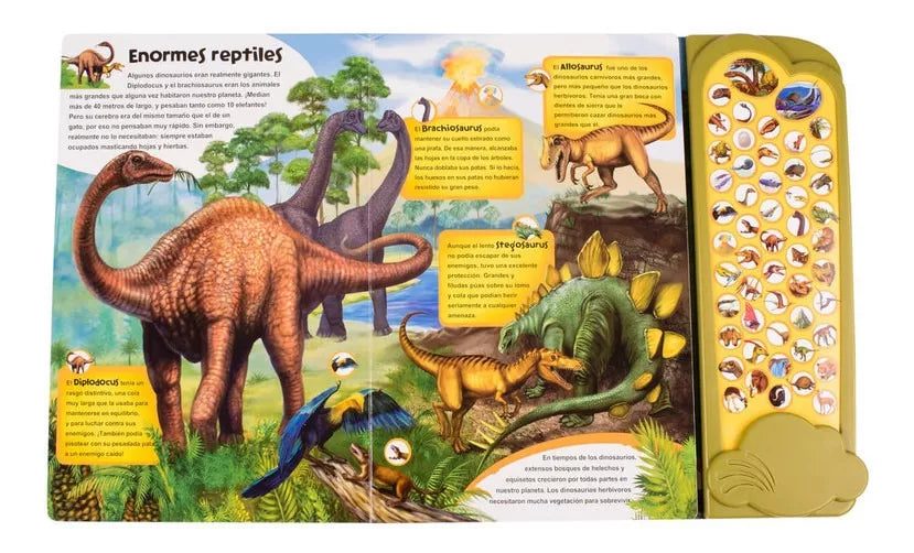 Libro sononidos de Dinosaurios Gran Enciclopedia